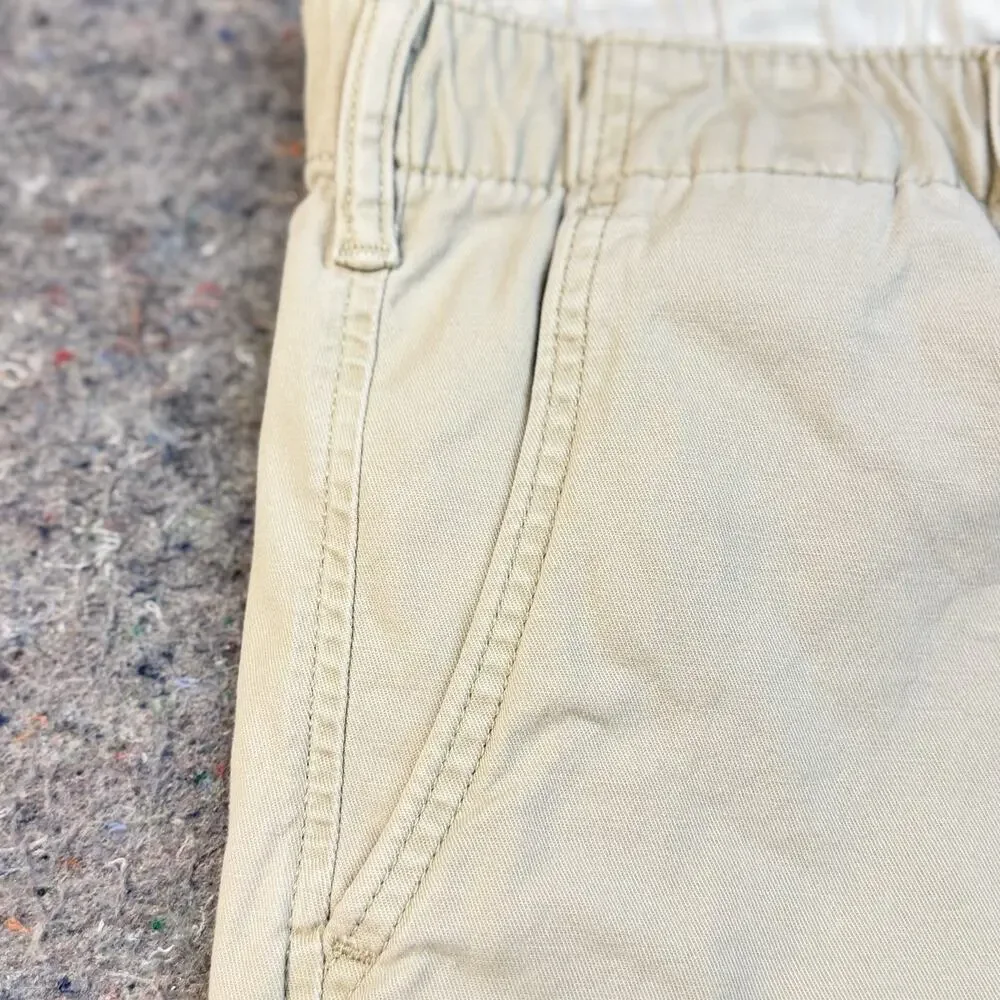 Levi's XX Chino EZ Shorts Mens Beige Stretch Elastic Waist 1558